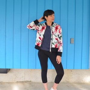 Inara Bomber Jacket PDF sewing pattern
