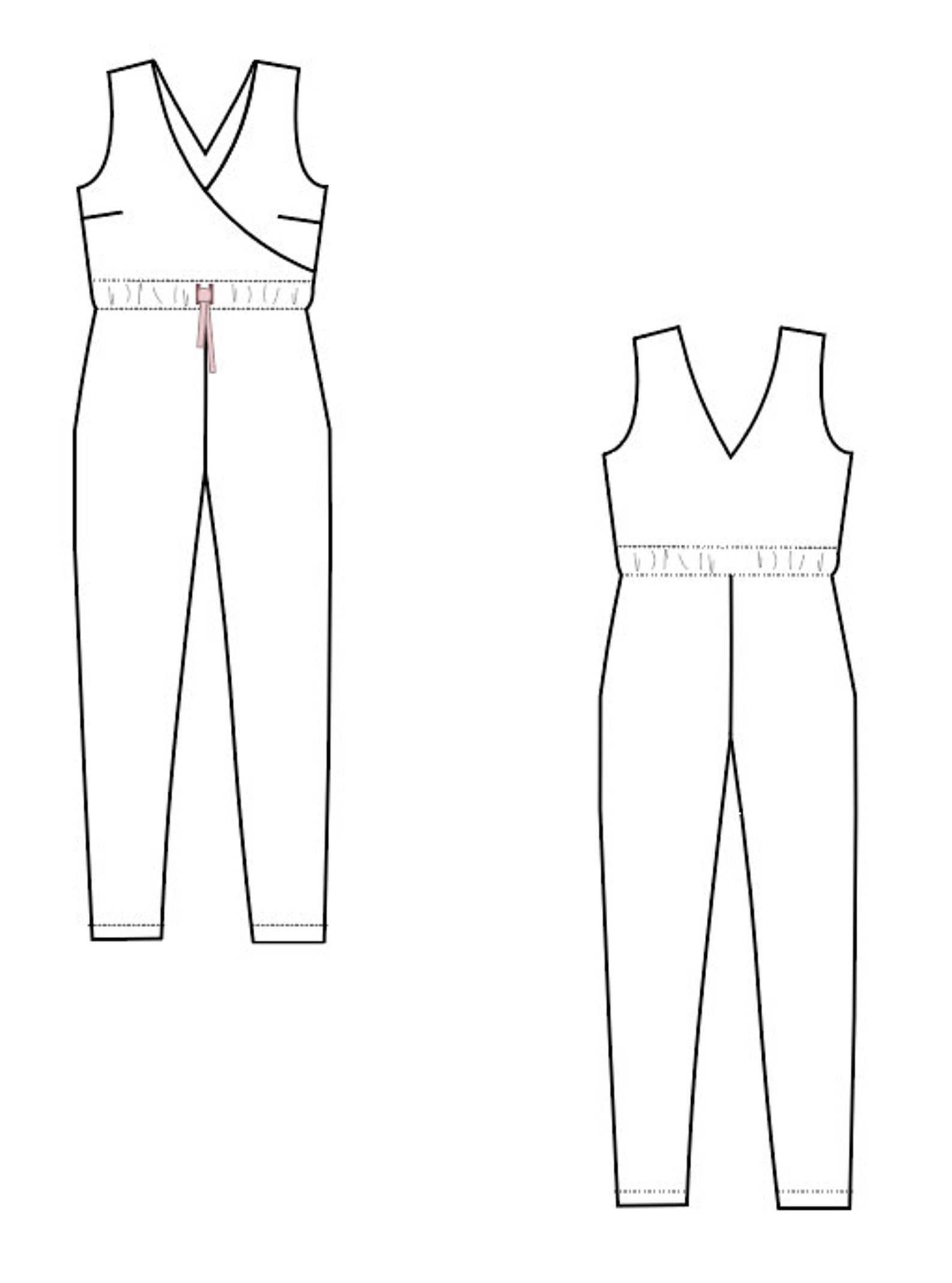 Jonas Jumpsuit PDF Sewing Pattern and Printable Sewing - Etsy Canada