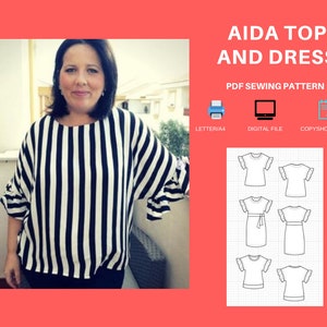 The Aida Top and Dress Pattern