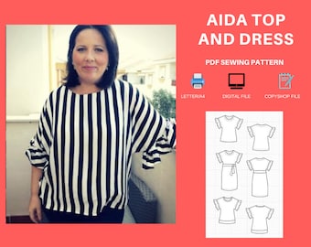 The Aida Top and Dress Pattern