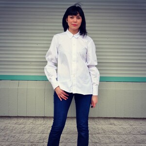 The Margareth Shirt PDF printable sewing pattern and step by step sewing tutorial image 6