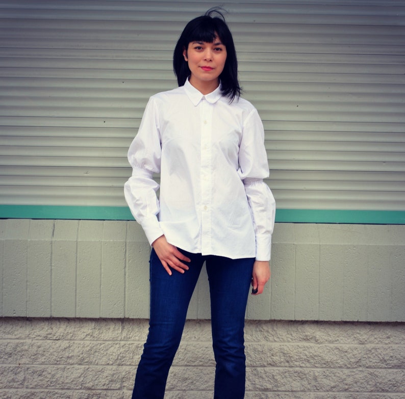 The Margareth Shirt PDF printable sewing pattern and step by step sewing tutorial image 6