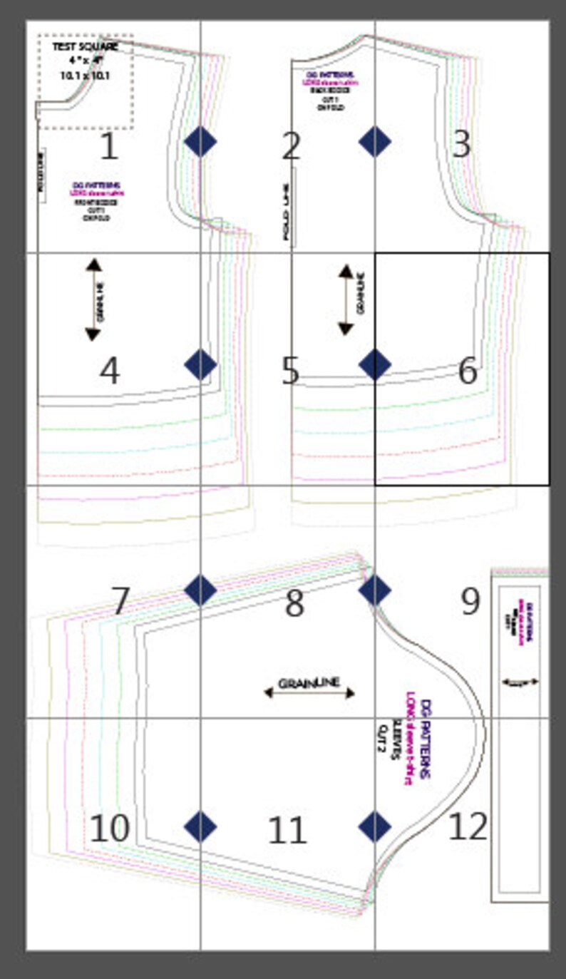Prolonged sleeve T-blouse for Small children: Printable PDF sewing practices for small children tee measurements 3 in direction of 9 a long time. photo about T Shirt Pattern Printable referred to as Prolonged sleeve T-blouse for Young children: Printable PDF sewing behavior for youngsters tee dimensions 3 in direction of 9 decades.