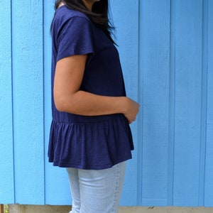 The Damme Knit Top PDF sewing pattern
