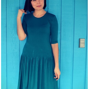 Nola Dress PDF sewing pattern and sewing tutorial for women, printable pdf sewing pattern for women including plus sizes