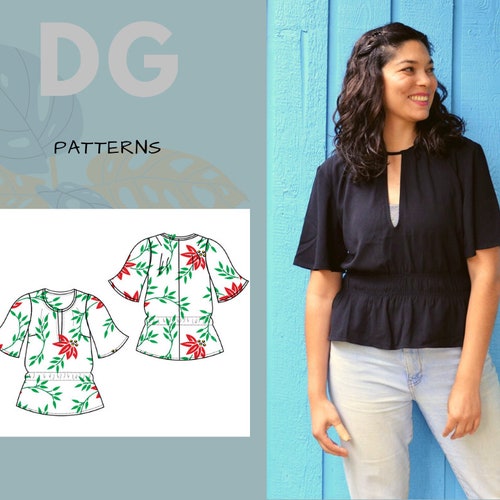 Emily Culottes Digital Sewing Pattern PDF - Etsy