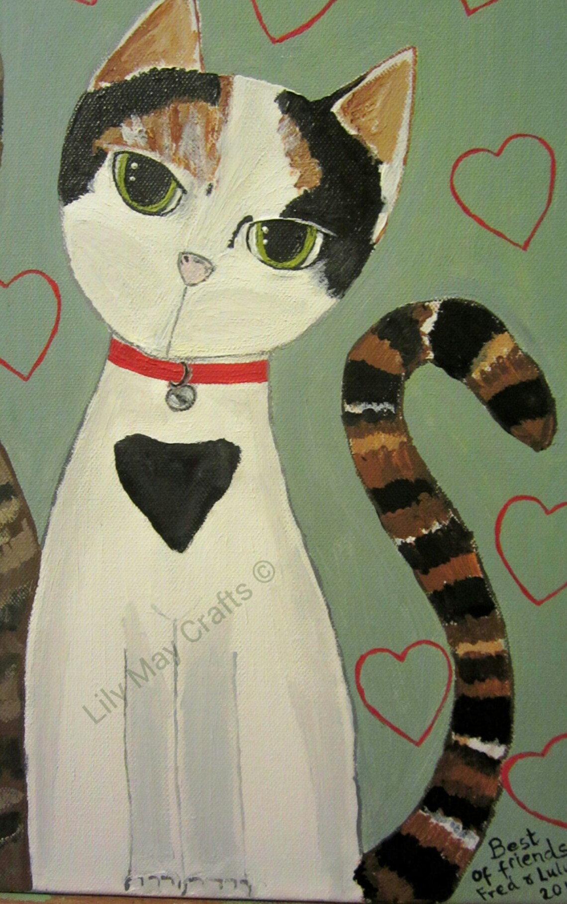 Portrait de chat personnalisé 2 chats style stylisé / Etsy France