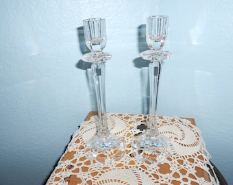 Nachtmann Crystal Candlestick Holders