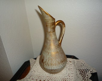 Stangl Gold Pitcher Vase