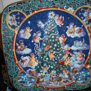 Franklin Mint Heirloom Trimmed to Purr-fection Plate