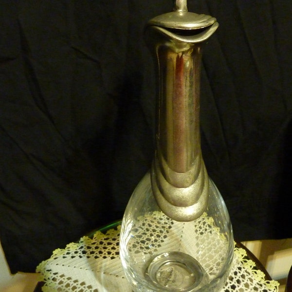 Italian Pewter Wine Decanter