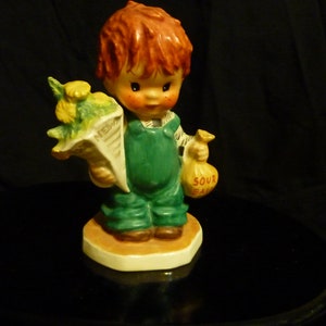 Goebel Read Headed Boy Figurine