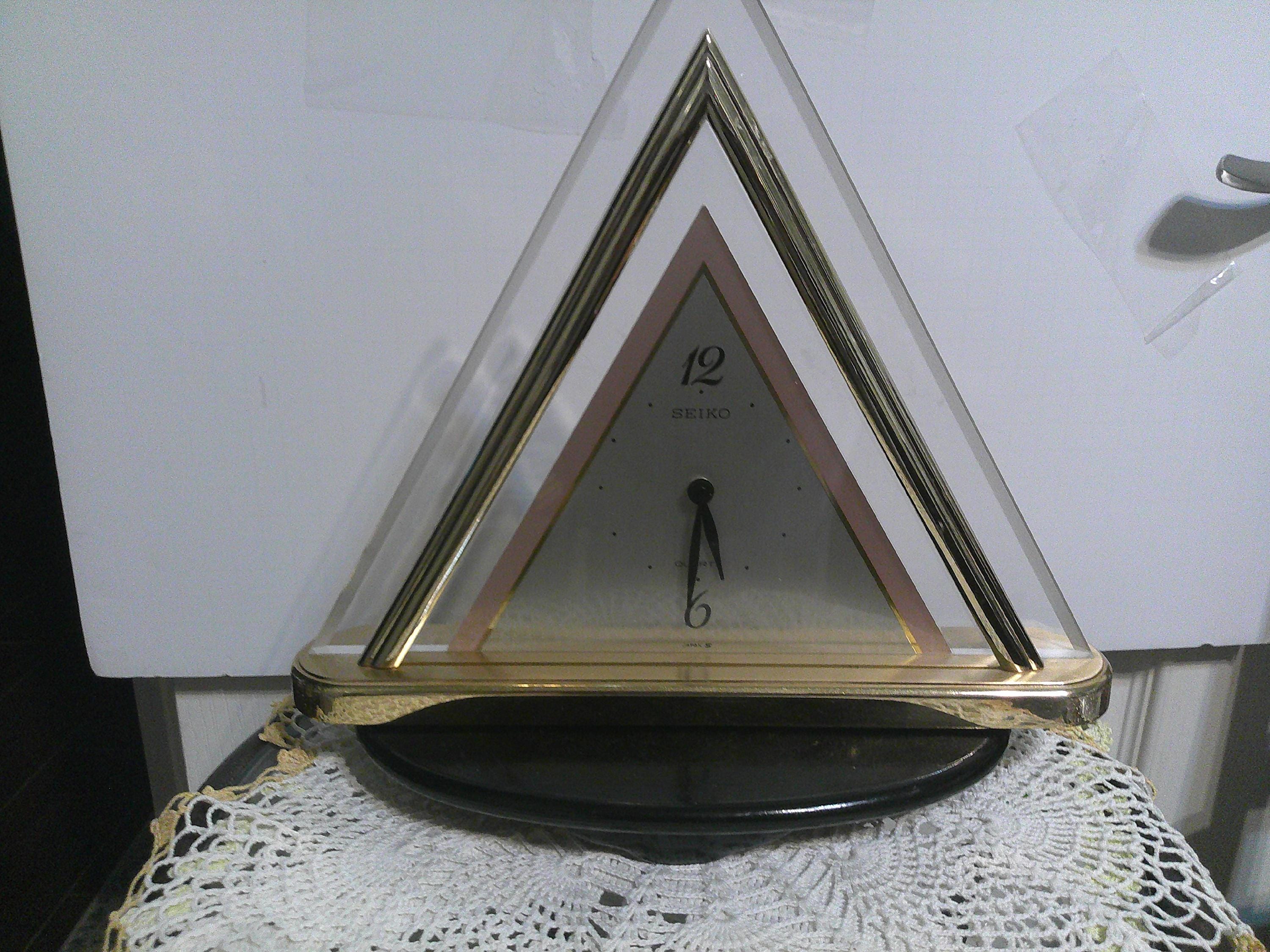 【希少品】動作確認済 SEIKO PYRAMIDALK ピラミッド型 置時計 Seiko Pyramid Clock - Etsy