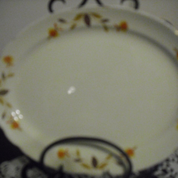 Hall Autumn Leaf Small Oval Platter