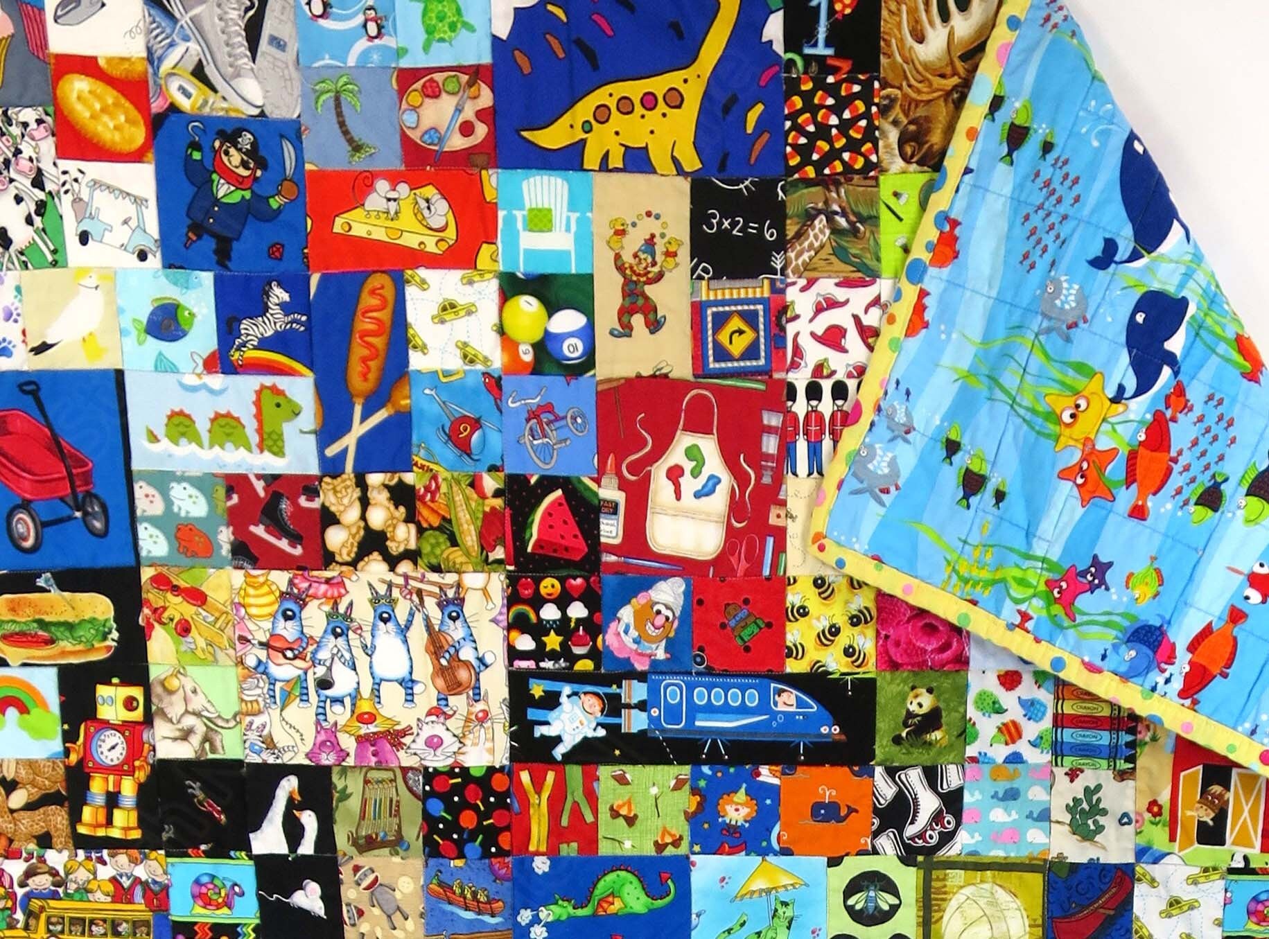 I Spy Quilt Matching Game My Look Quilt Ispy I Spy Memory Matching Quilt. Children's Quiet Game