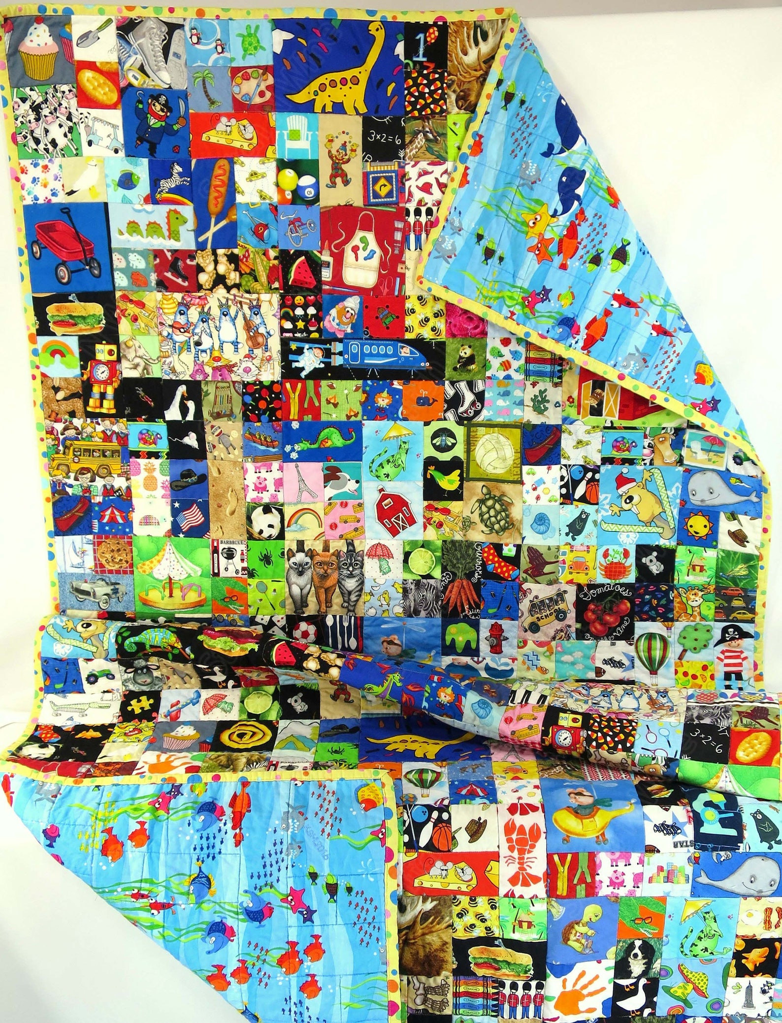I Spy Quilt Matching Game My Look Quilt Ispy I Spy Memory Matching Quilt. Children's Quiet Game