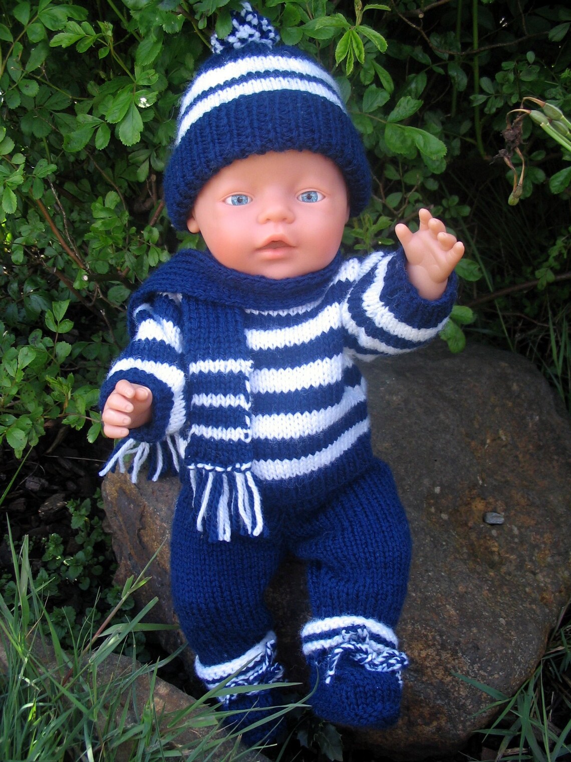 Jojo PDF Knitting Pattern for Doll Clothes to Suit 16 17 Etsy