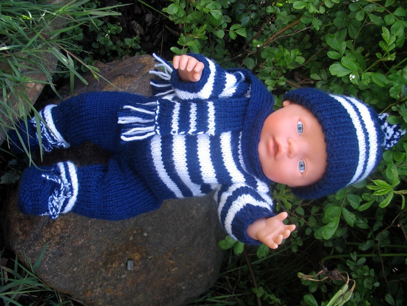 JoJo PDF Knitting Pattern for Doll Clothes to suit 16 17 Etsy