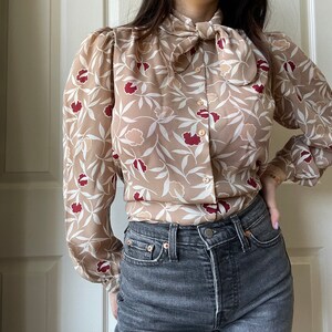 Vintage Pussybow Blouse image 3