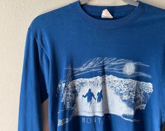 Montana Crewneck Long Sleeve Graphic Shirt