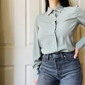 Sage Green Blouse image 2