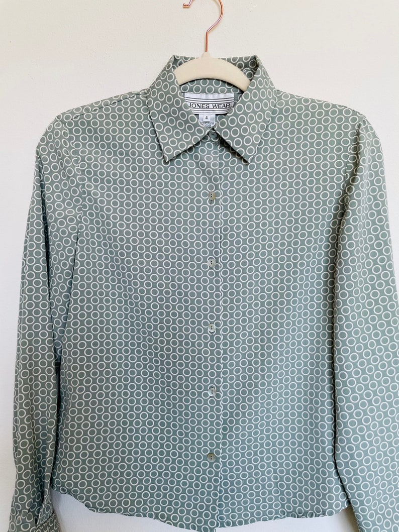 Sage Green Blouse image 3