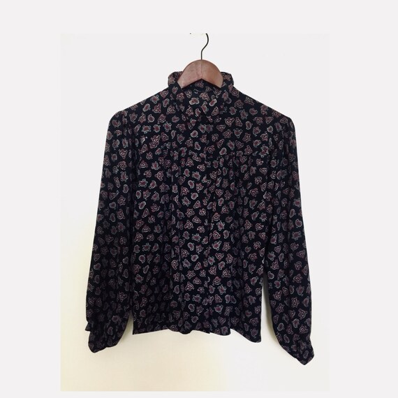 70's Big Sleeves Boho Top