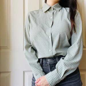 Sage Green Blouse image 4