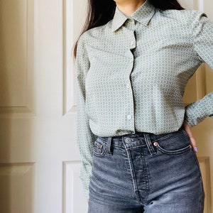 Sage Green Blouse image 7