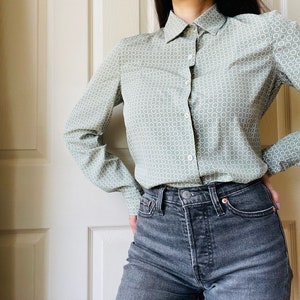 Sage Green Blouse image 1