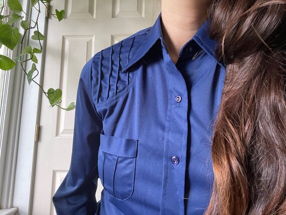 Vintage 70s Womens Blouse - image 3