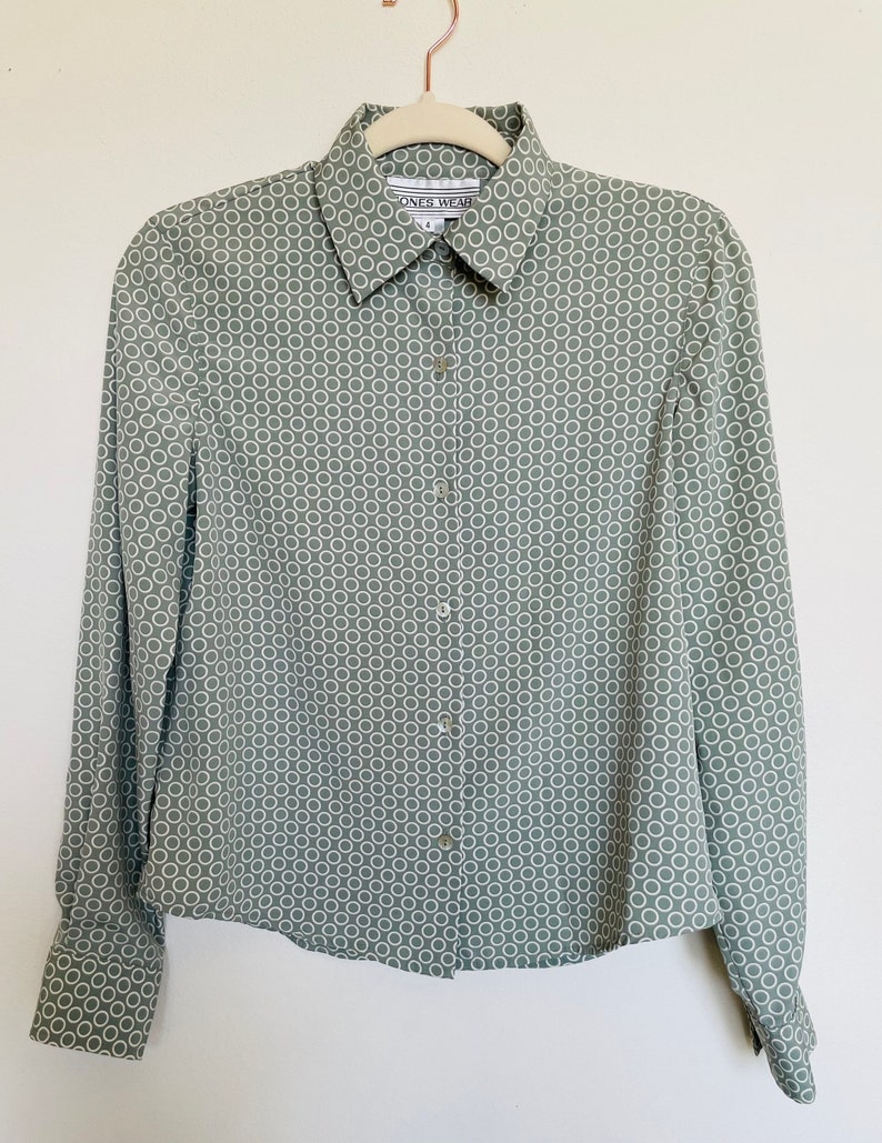 Sage Green Blouse image 6