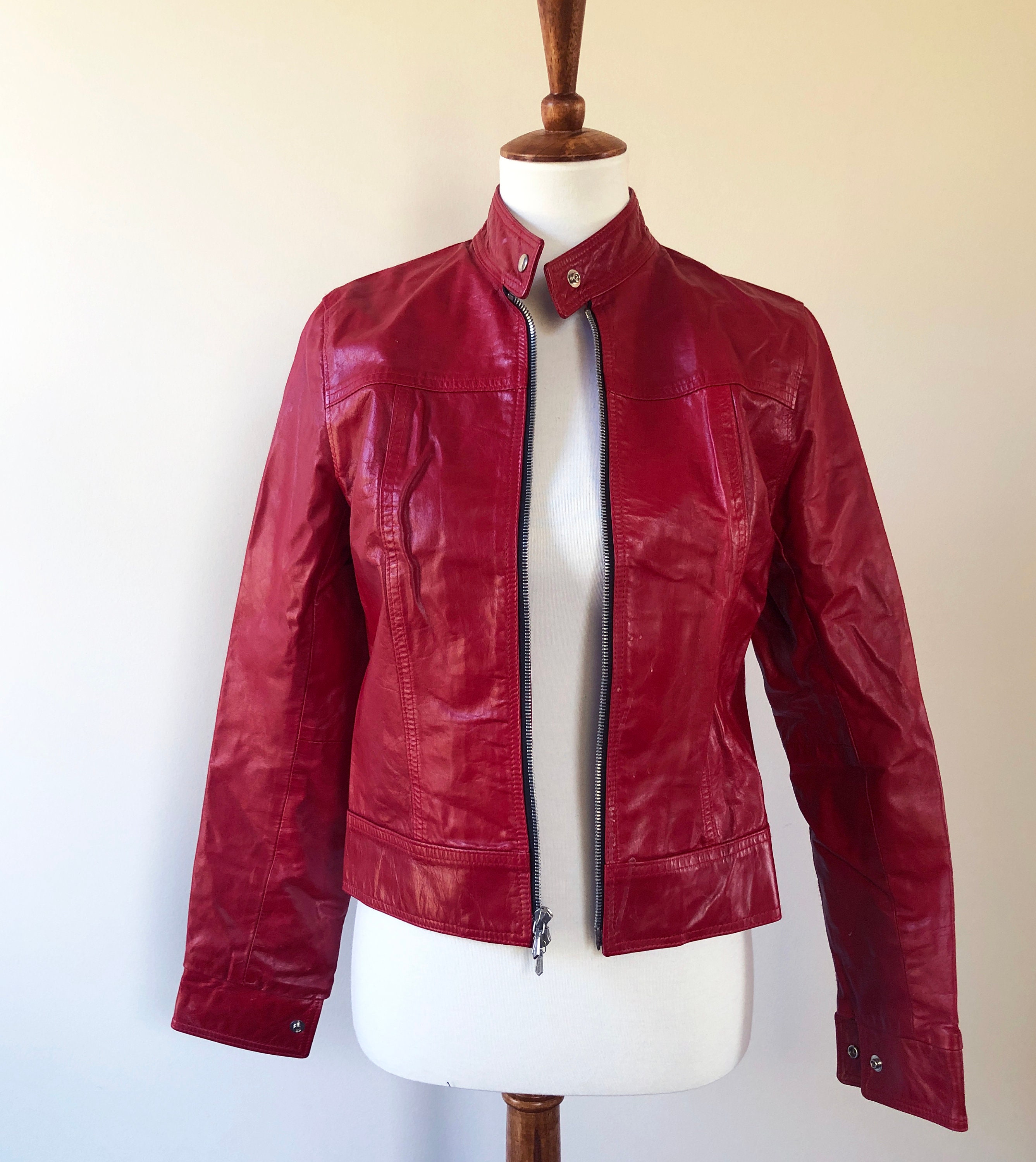 Roots Leather Jacket - Etsy