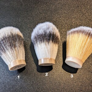 Handmade shaving brush for 26mm knot image 3