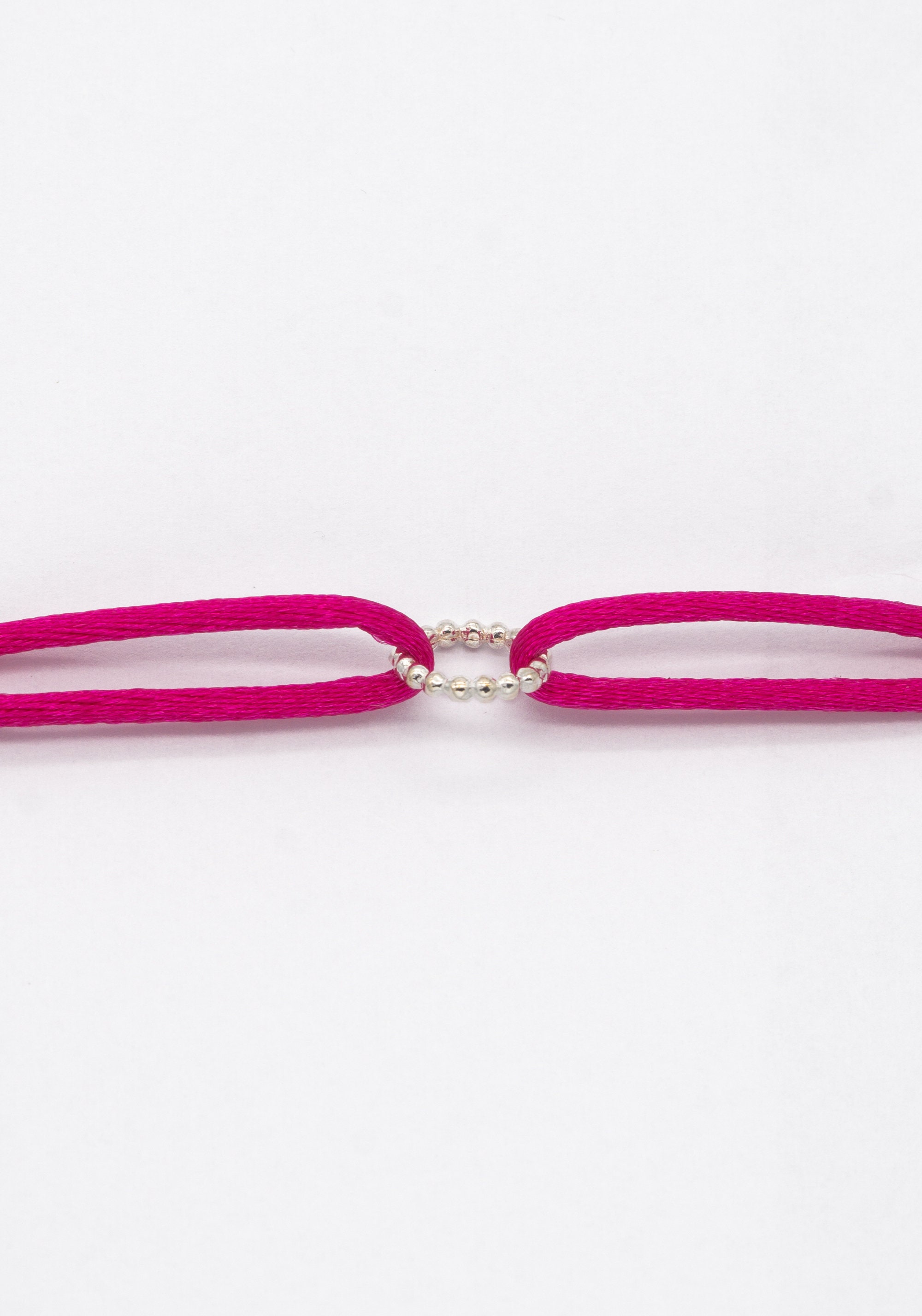 Satin Bracelet With Ring, Fabric Bracelet, Satin Bracelet