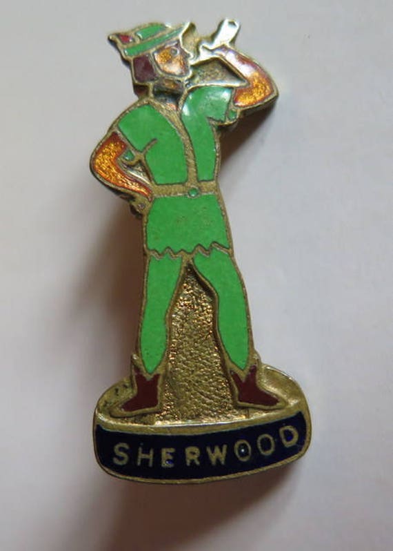 Robin Hood Pin//Sherwood Pin//Travel Hat Pin//Lapel Pin Etsy