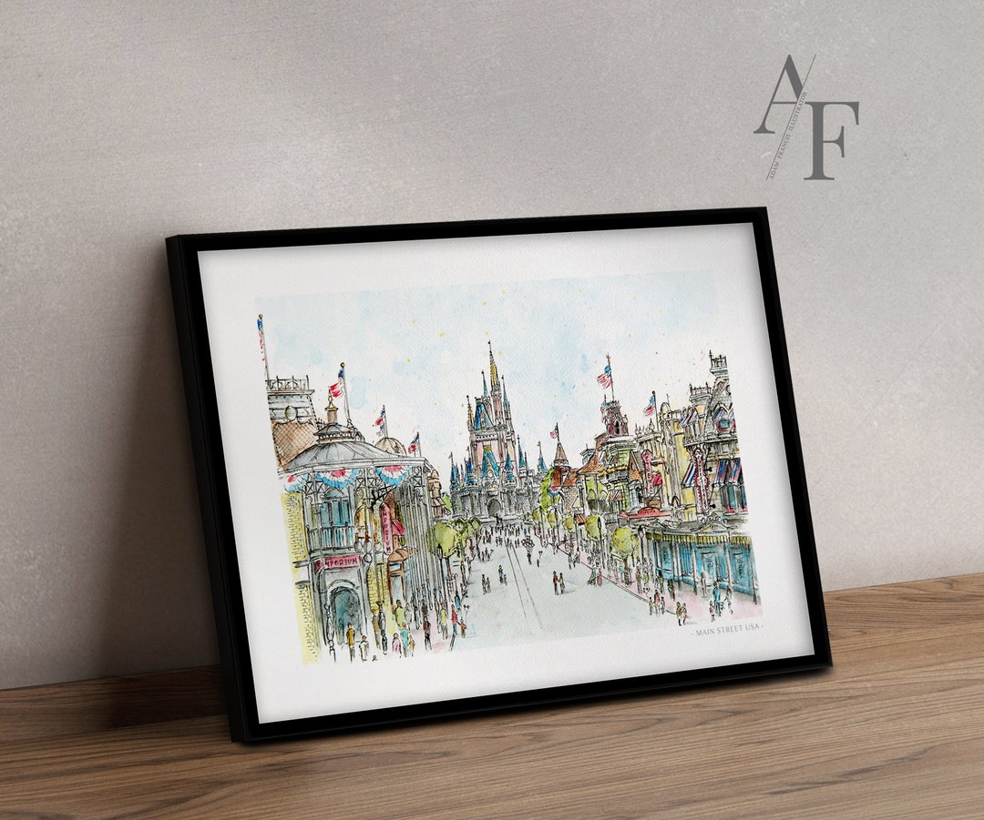 Main Street USA | Disney World | PRINTS AVAILABLE From My Original