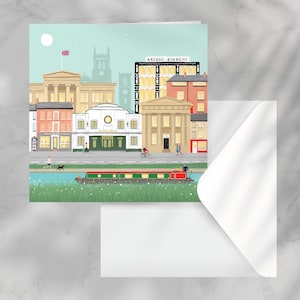 MACCLESFIELD Greeting Card, Blank inside.