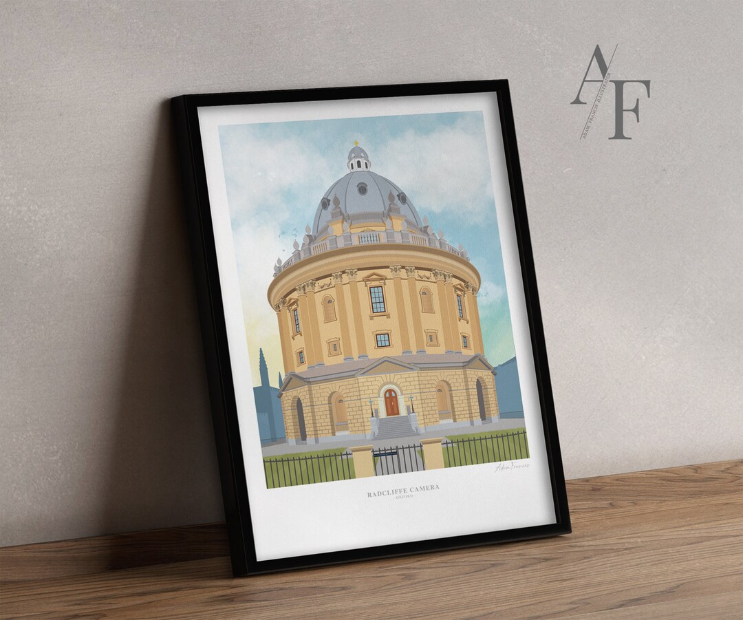 Radcliffe Camera Oxford Art Print | University of Oxford Illustration ...
