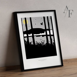 MACCLESFIELD FOREST Illustrated Prints | Great gift for Macclesfield, Cheshire, residents, past and present.