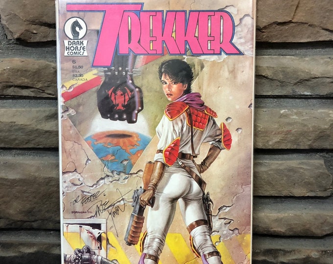 1988 Signed "Trekker" Comic and 1993 MUG