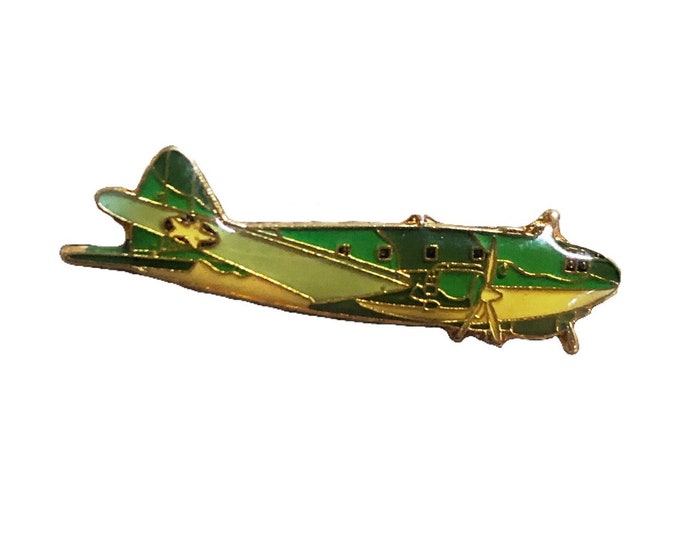 1970s C-46 Commando Aircraft USAF Pin