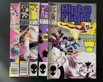 1987 Alpha Flight #44-48 (5 books)