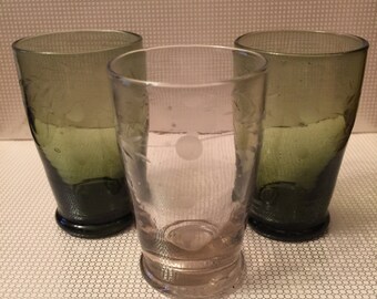 1960s NAPCO (replica) Shot Glasses - Set of 2 green
