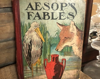 1890 Aesop's Fables Classic Stories