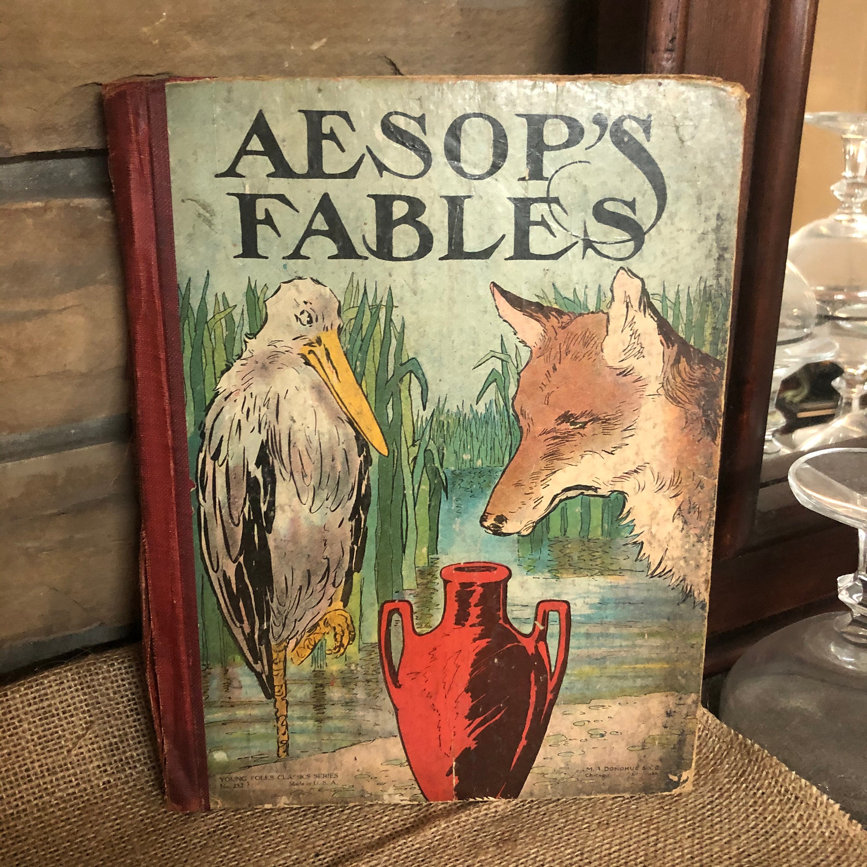 1890 Aesop's Fables Classic Stories