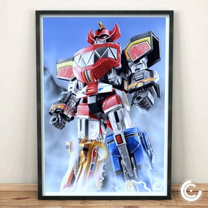 Rangers Megazord Limited Edition Print