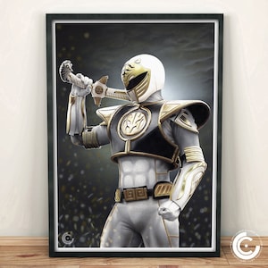 White Ranger 2.0 Limited Edition Print