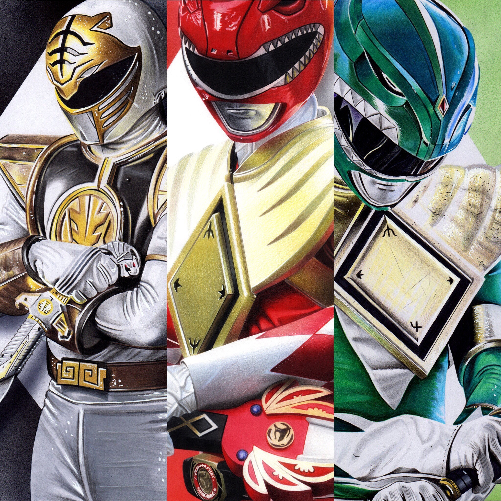 Rangers 3 Print Pack - Etsy