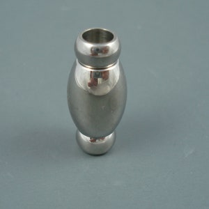 Magnetic 5MM Stainless Steel  Clasp for Leather or Cord, 5MM End Cap (SC5-002)
